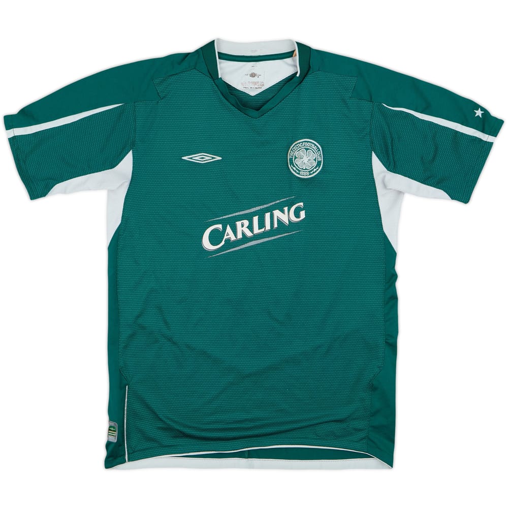 2004-05 Celtic Away Shirt Ewing #6 - 5/10 - (L.Boys)