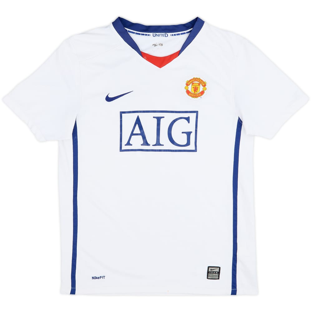2008-10 Manchester United Away Shirt - 6/10 - (L.Boys)