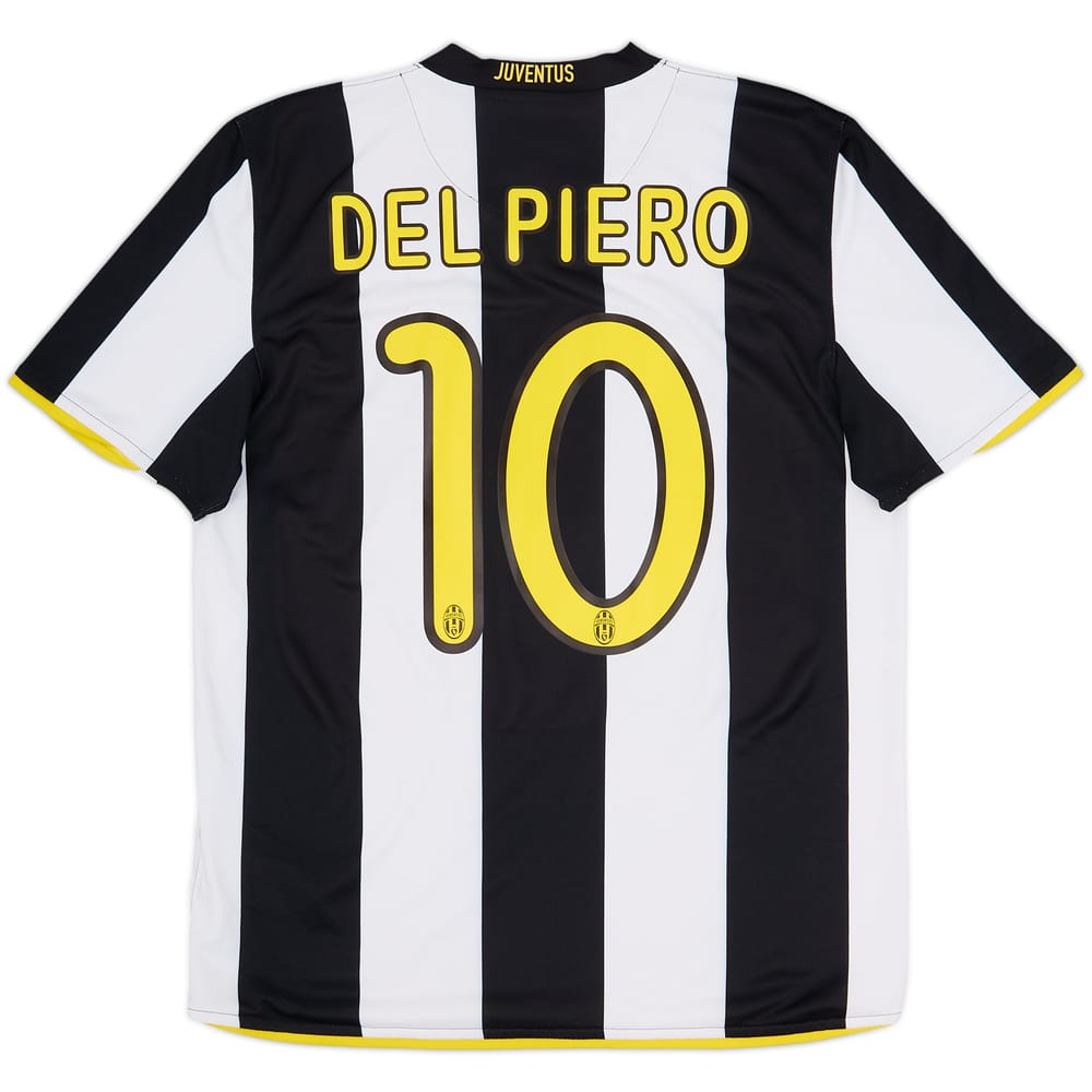 2008-09 Juventus Home Shirt Del Piero #10 - 6/10 - (M)