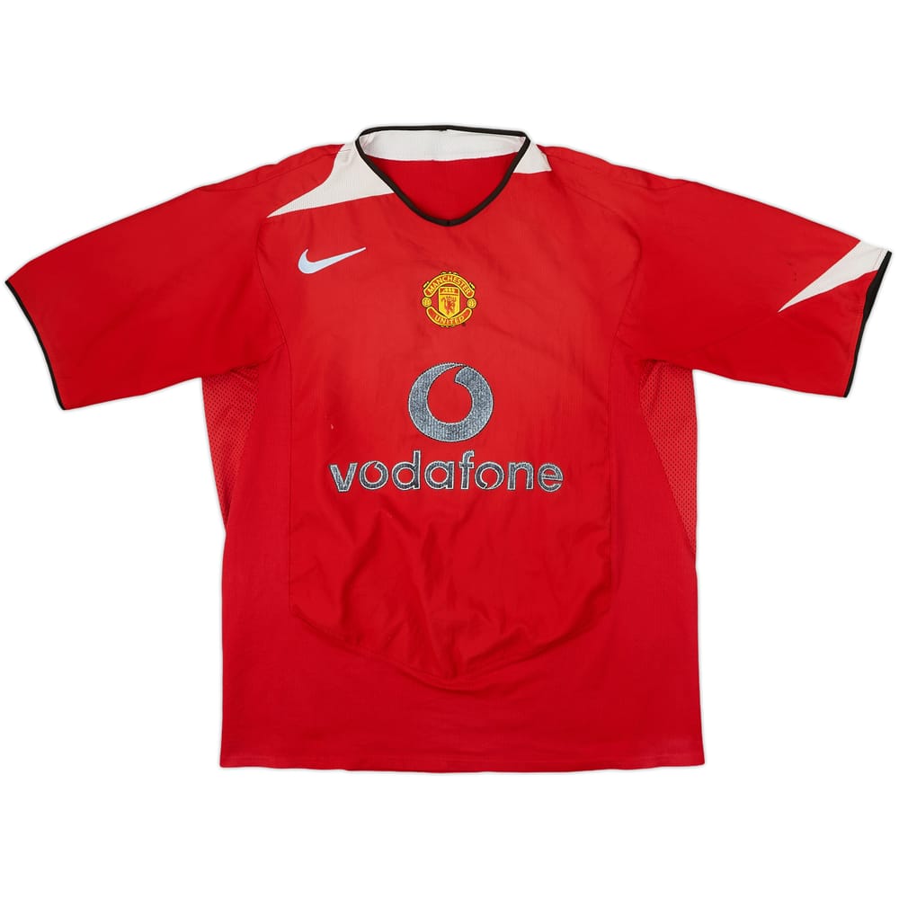 2004-06 Manchester United Camiseta de local - 4/10 - (M)