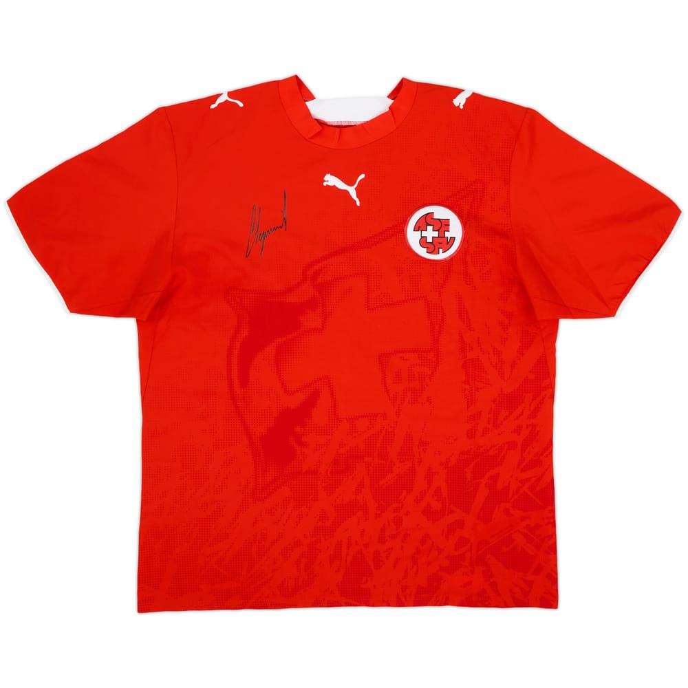 2006-08 Switzerland 'Signed' Home Shirt - 9/10 - (M)