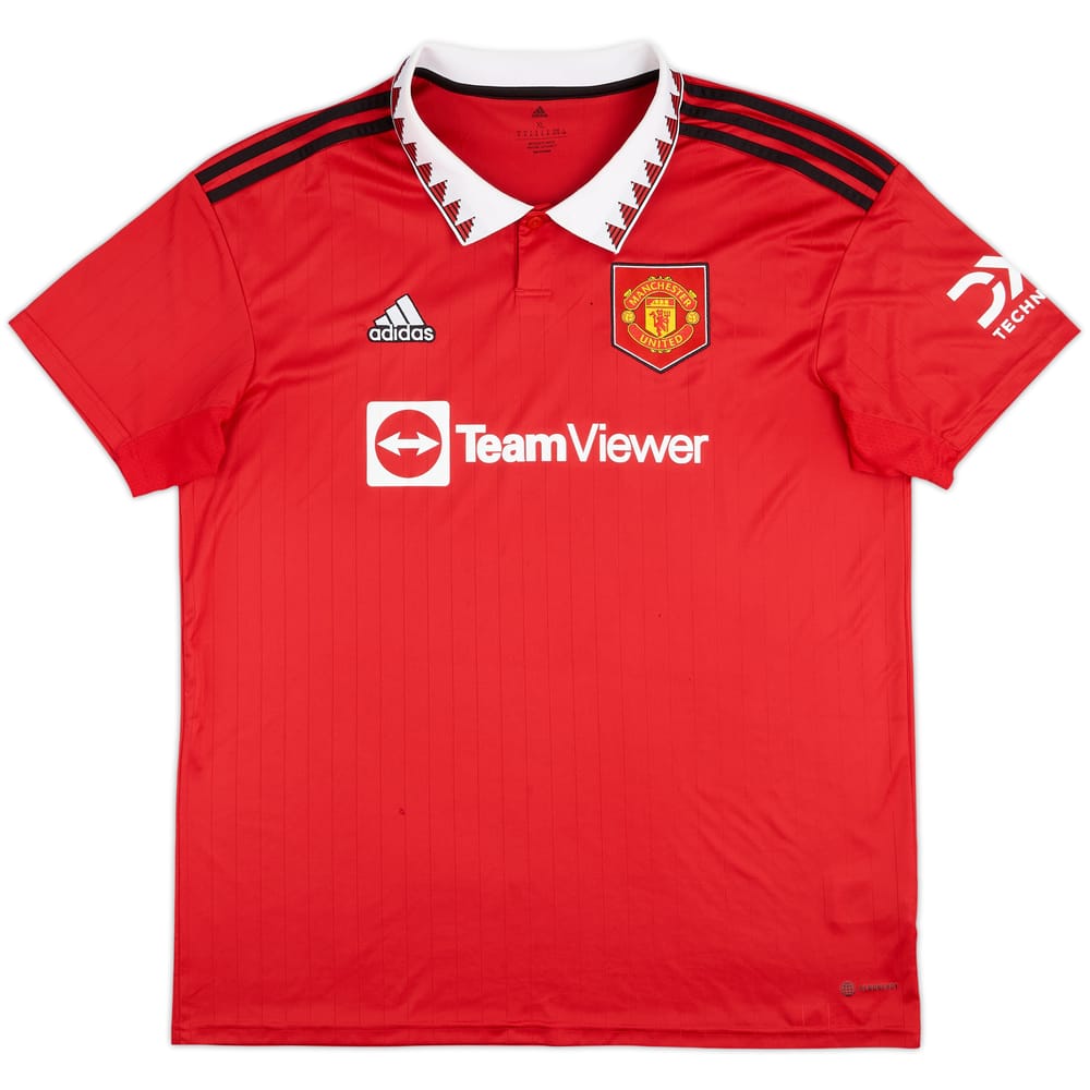 2022-23 Manchester United Home Shirt - 5/10 - (XL)