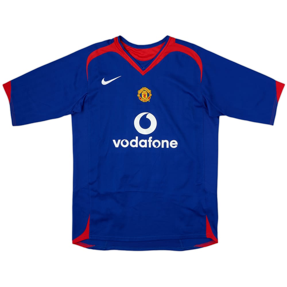 2005-06 Manchester United Away Shirt - 8/10 - (XL.Boys)