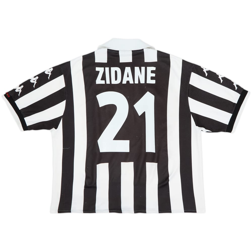 1999-00 Juventus Camiseta Local Zidane #21 - 8/10 - (XL)