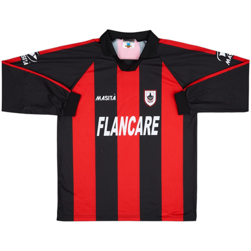2004-05 Longford Town Home L/S Shirt - 8/10 - (XL/XXL)