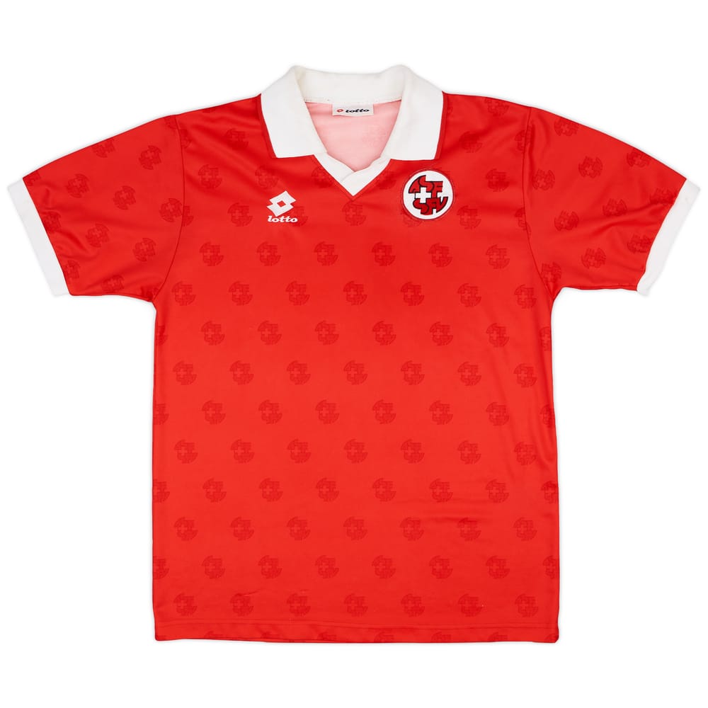 1994-95 Switzerland Match Issue Home Shirt #16