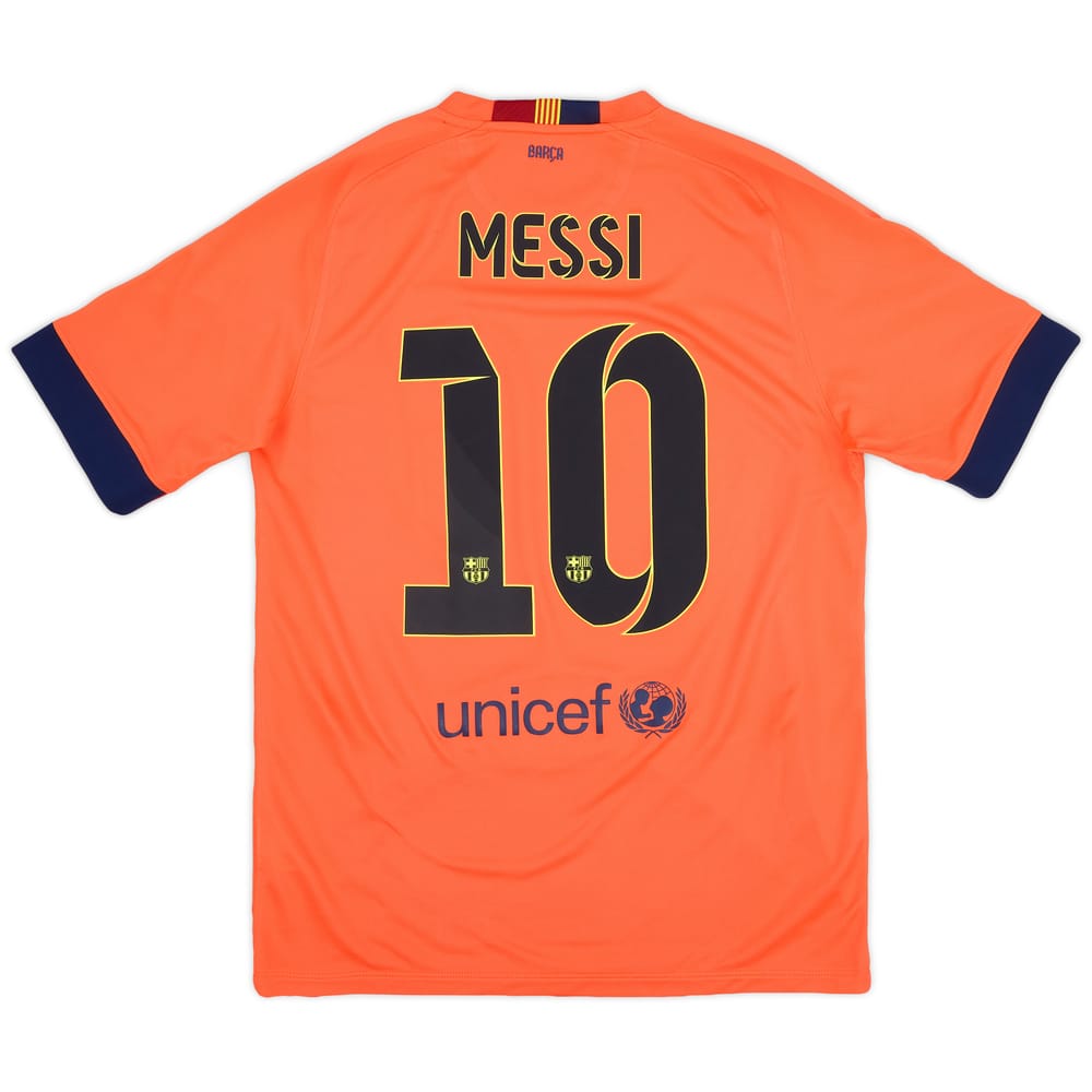 2014-15 Barcelona Away Shirt Messi #10 - 8/10 - (M)