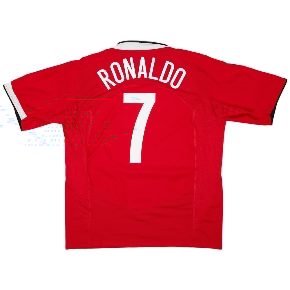 2004-06 Manchester United Home Shirt Ronaldo #7 - 7/10 - (L)