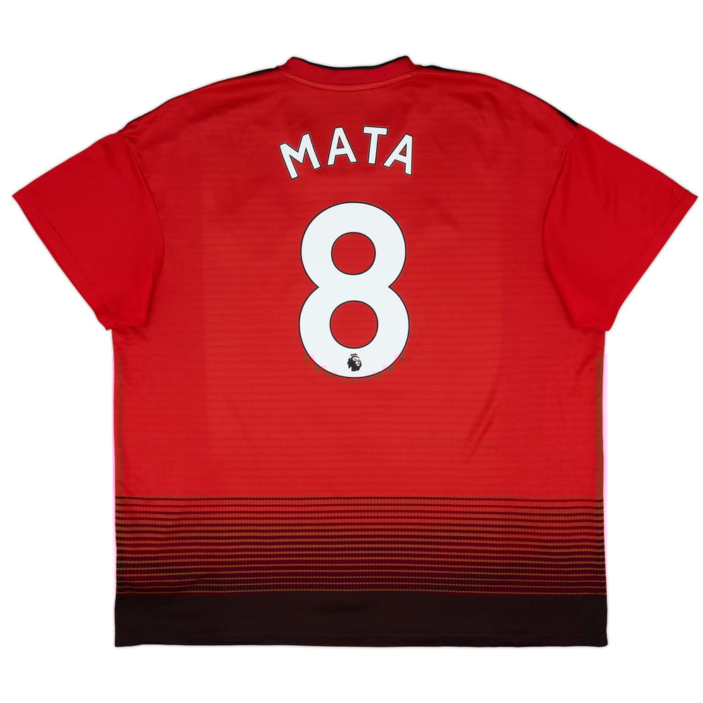 2018-19 Manchester United Home Shirt Mata #8 - 7/10 - (XXL)