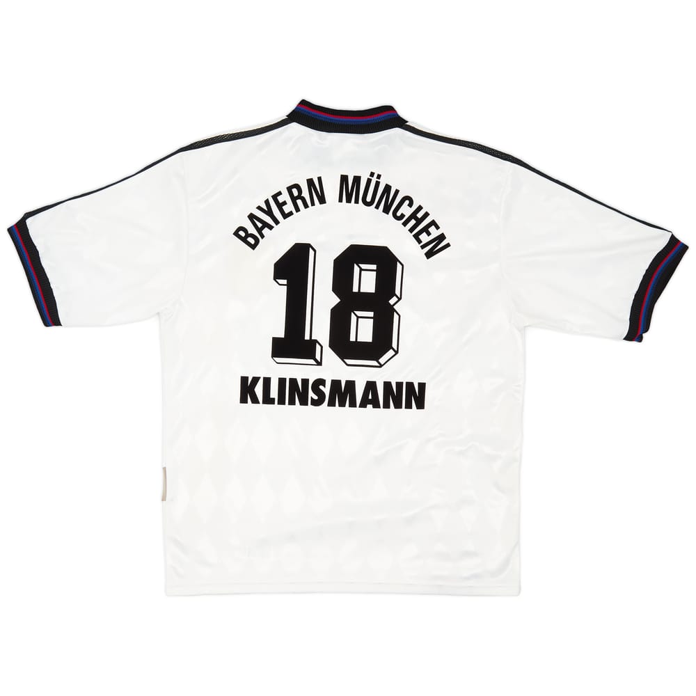 1996-98 Bayern Munich Away Shirt Klinsmann #18 - 9/10 - (M)