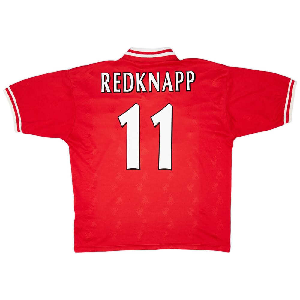 1996-98 Liverpool Home Shirt Redknapp #11 - 6/10 - (XL)