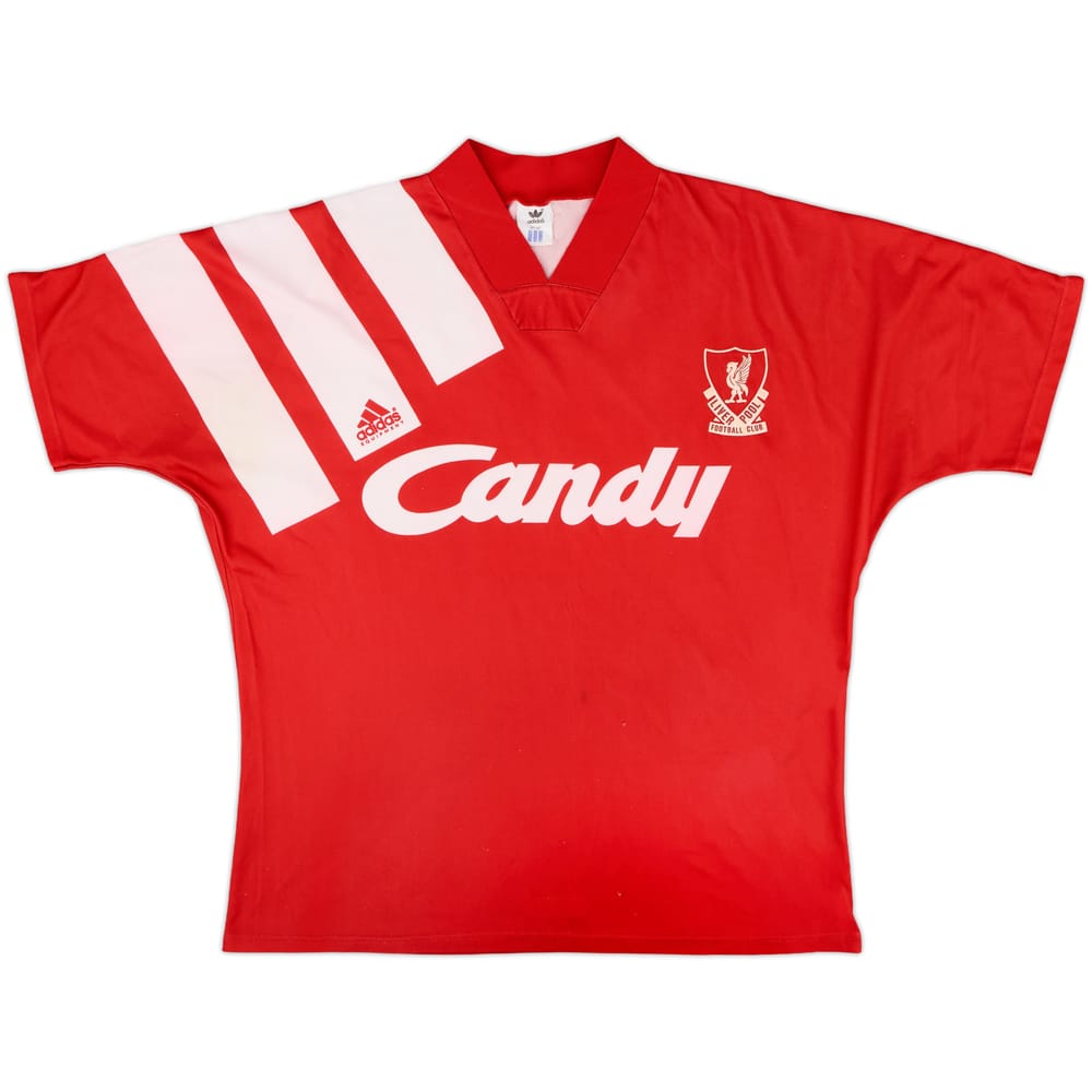 1991-92 Liverpool Home Shirt - 7/10 - (L)