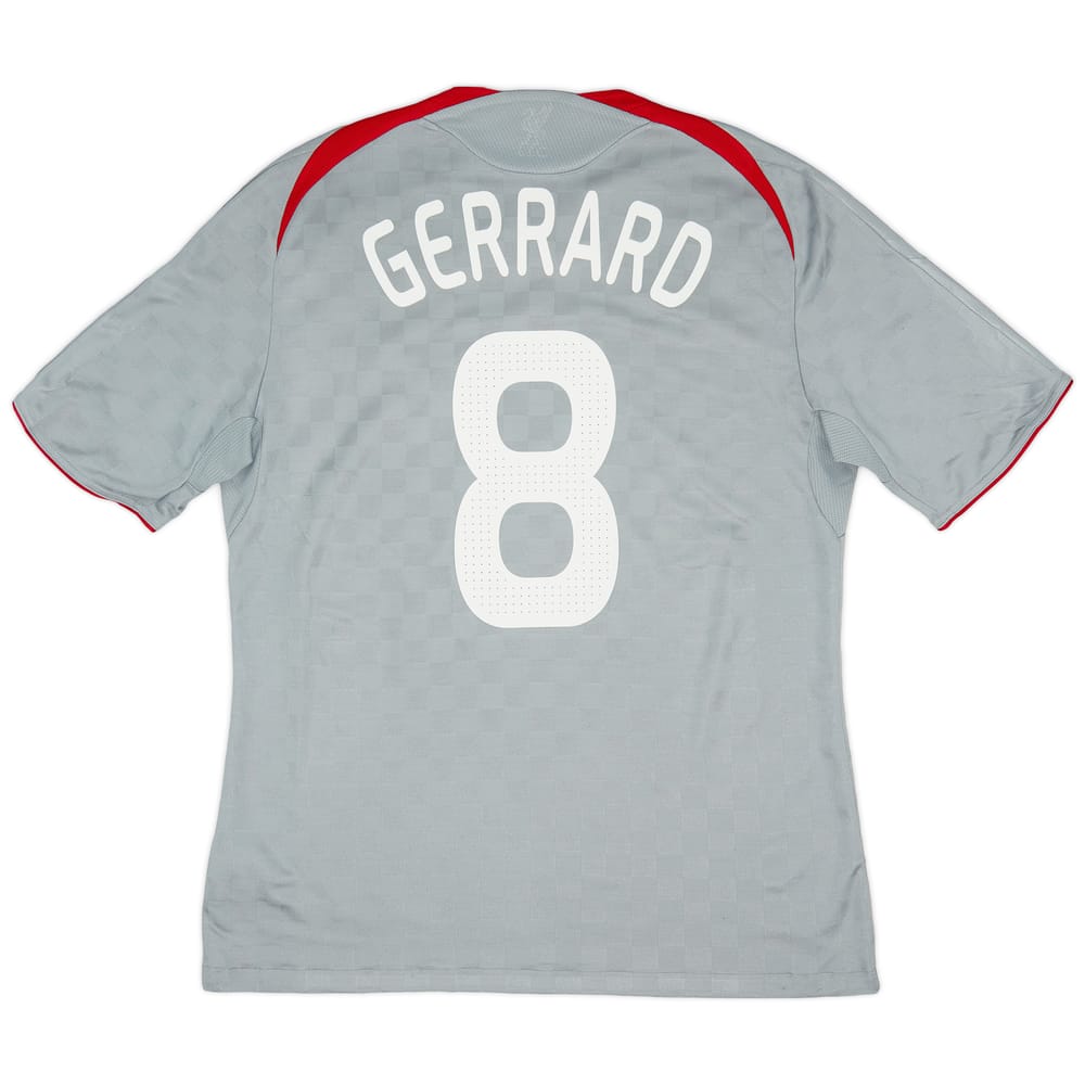 2008-09 Liverpool Away Shirt Gerrard #8 - 5/10 - (L)