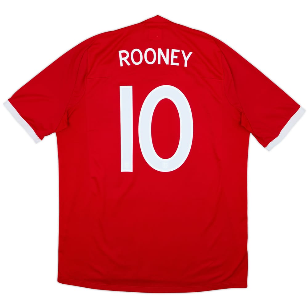 2010-11 England 'South Africa' Away Shirt Rooney #10 - 7/10 - (XL)