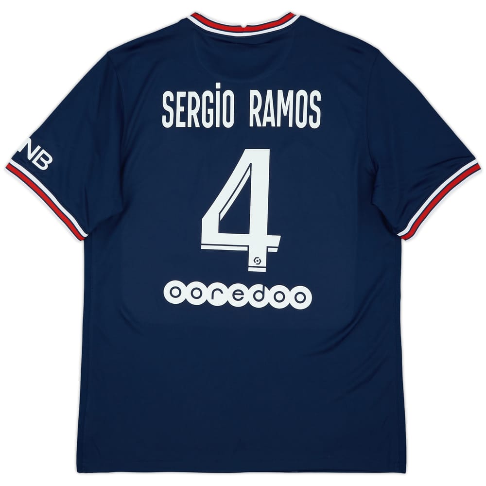 2021-22 Paris Saint-Germain Home Shirt Sergio Ramos #4 (L)