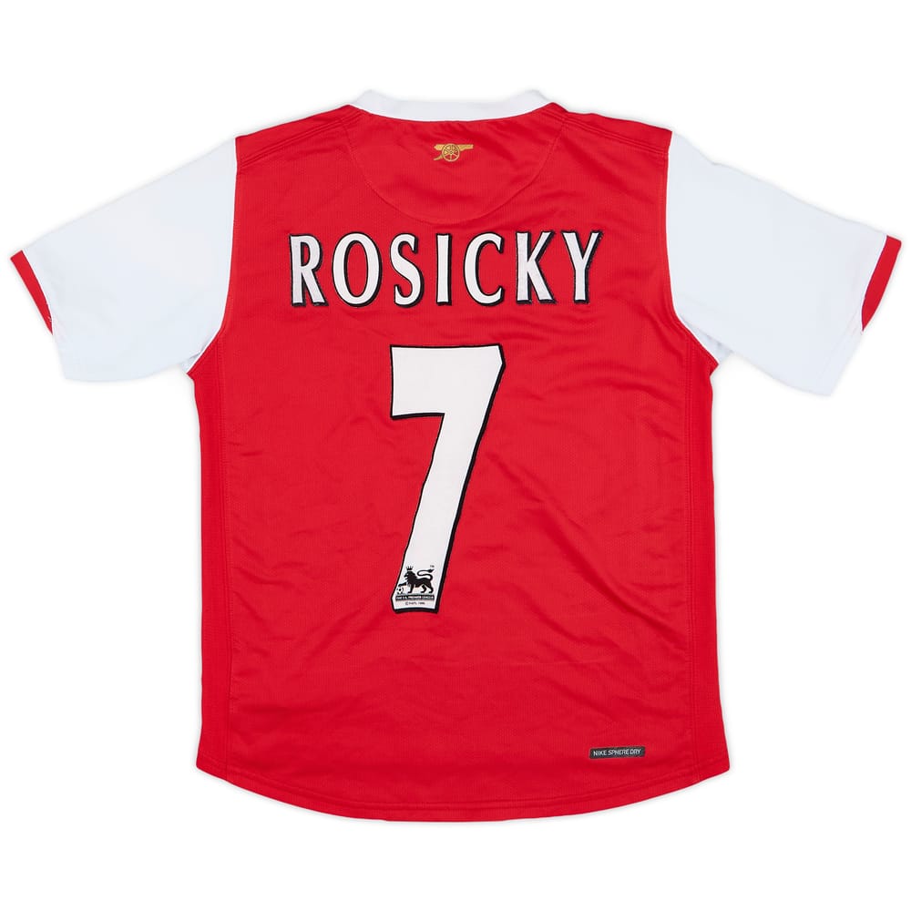 2006-08 Arsenal Home Shirt Rosicky #7 - 6/10 - (M.Boys)