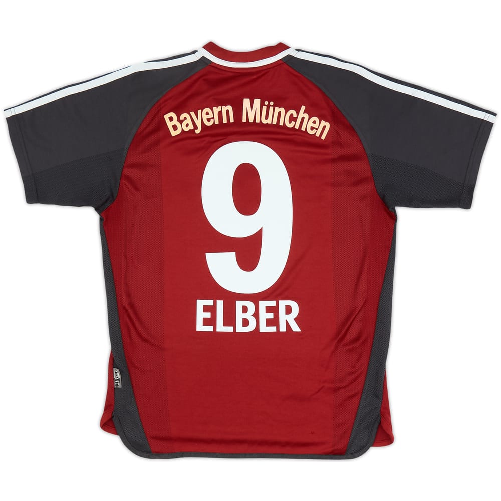 2002-03 Bayern Munich Home Shirt Elber #9 - 8/10 - (15-16 Years)