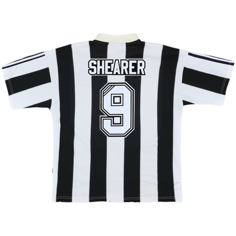 1995-97 Newcastle Home Shirt Shearer #9 - 7/10 - (L)