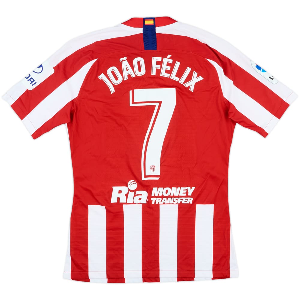 2019-20 Atletico Madrid Player Issue Domestic Home Shirt Joao Felix #7 - 8/10 - (M)