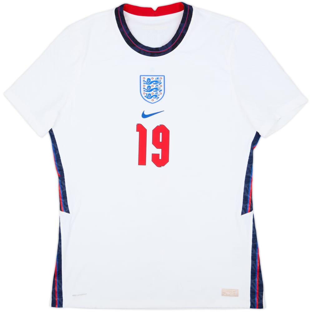 2020-22 England Player Issue Home Shirt #19 - 10/10 - (L)