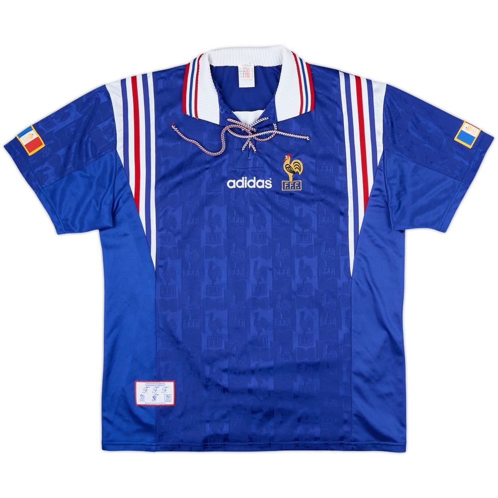 1996-98 France Home Shirt - 8/10 - (XL)