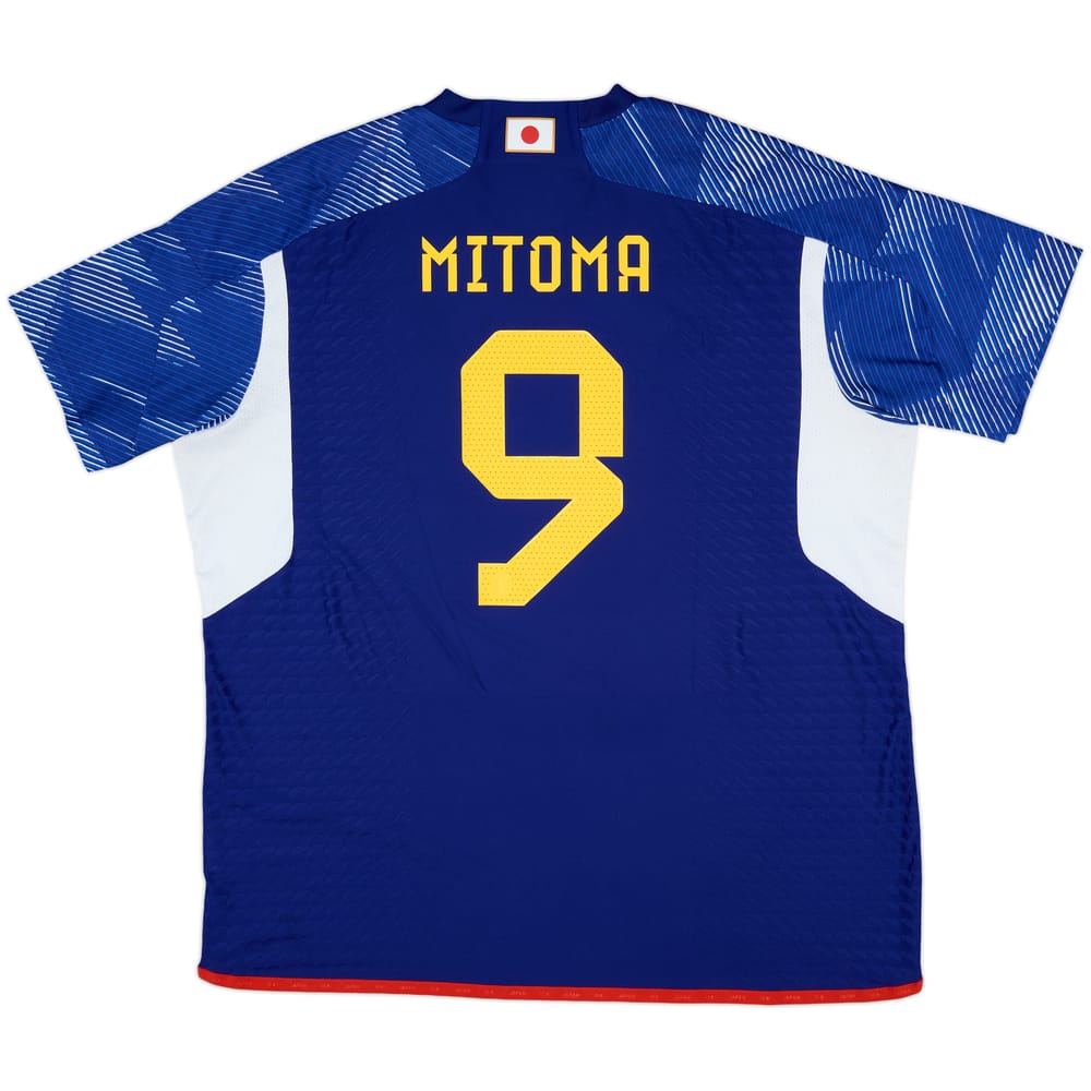 2022 Japan Authentic Home Shirt Mitoma #9 - 10/10 - (XXL)