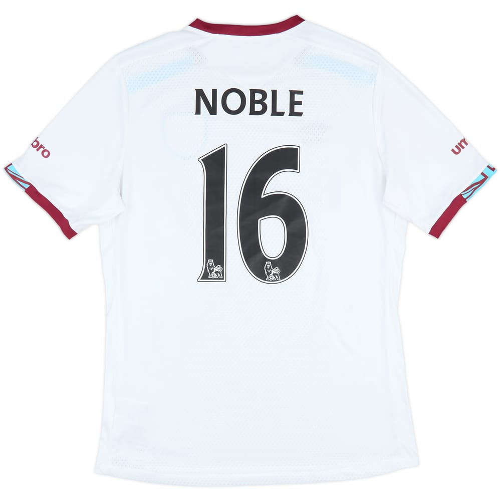 2016-17 West Ham Away Shirt Noble #16 - 6/10 - (L)