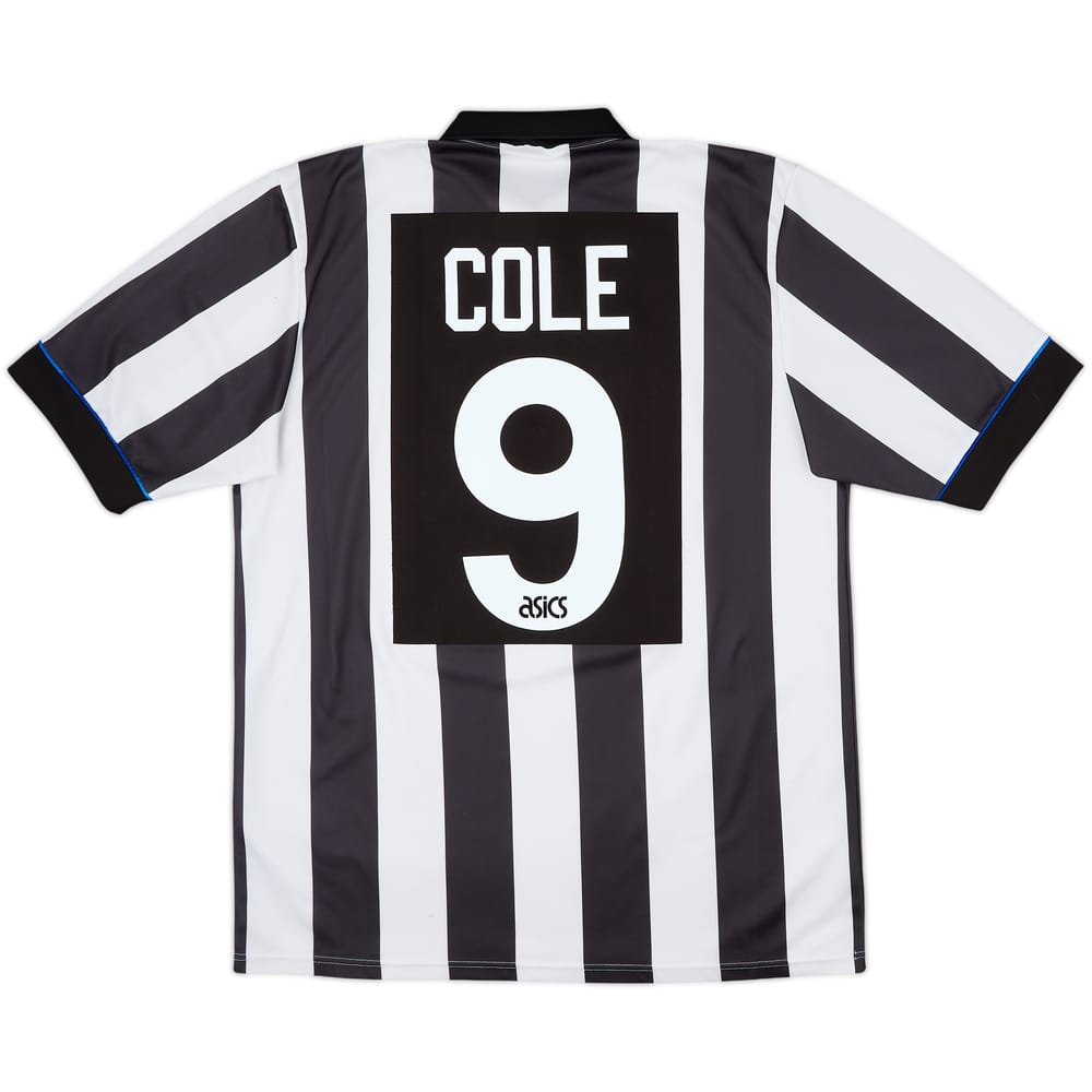 1993-95 Newcastle Home Shirt Cole #9 - 5/10 - (L)