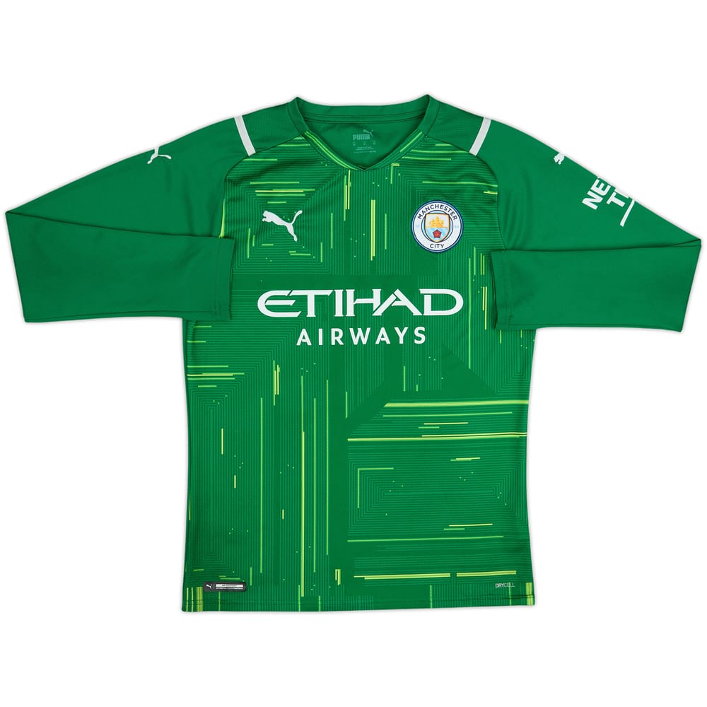 2021-22 Manchester City GK Shirt - 9/10 - (M)