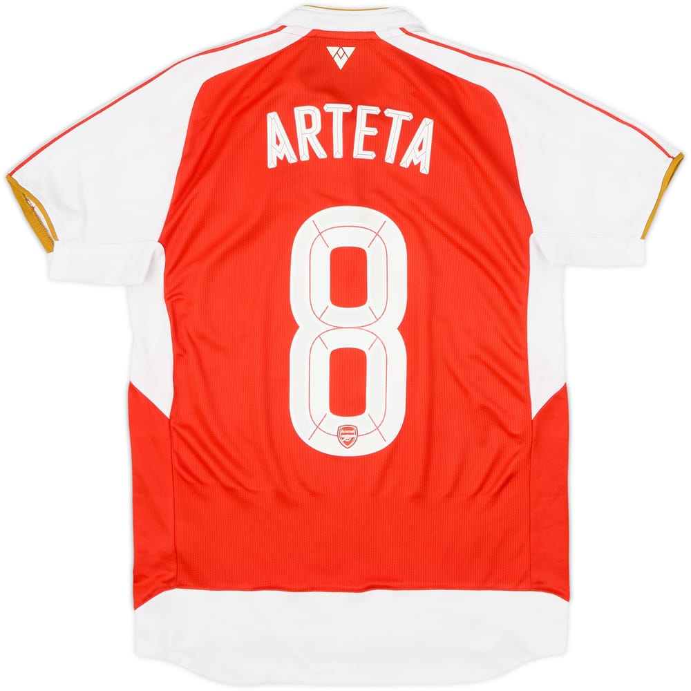 2015-16 Arsenal Camiseta Local Arteta #8 - 8/10 - (S)
