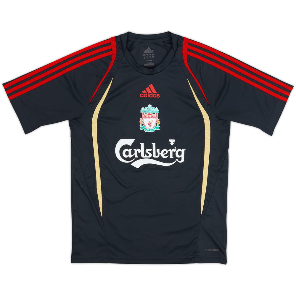 2009-10 Liverpool adidas Training Shirt - 8/10 - (S)
