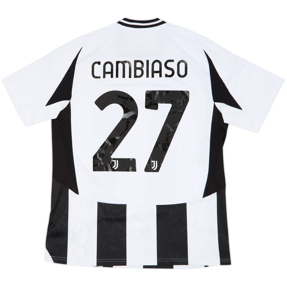 2024-25 Juventus Home Shirt Cambiaso #27 - 10/10 - (L)
