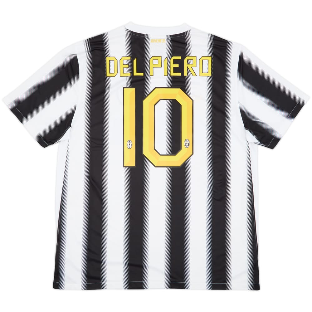 2011-12 Juventus Home Shirt Del Piero #10 - 7/10 - (XL)