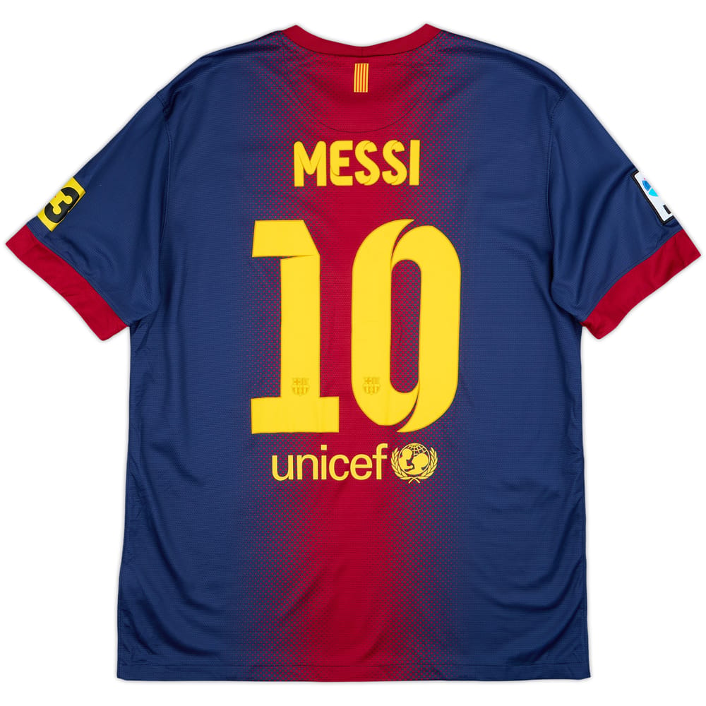 2012-13 Barcelona Home Shirt Messi #10 - 9/10 - (L)