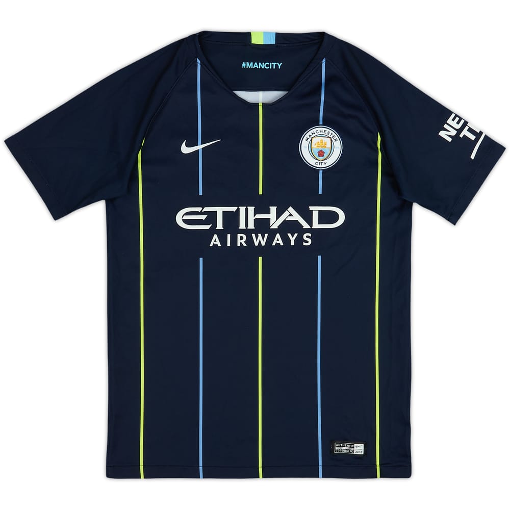 2018-19 Manchester City Away Shirt - 6/10 - (13-15 Years)