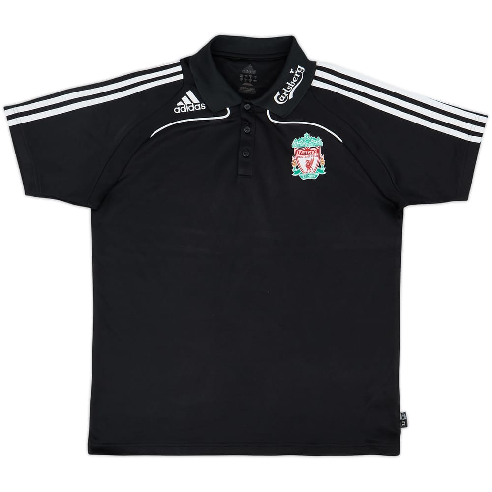 2009-10 Liverpool adidas Polo Shirt - 9/10 - (L)