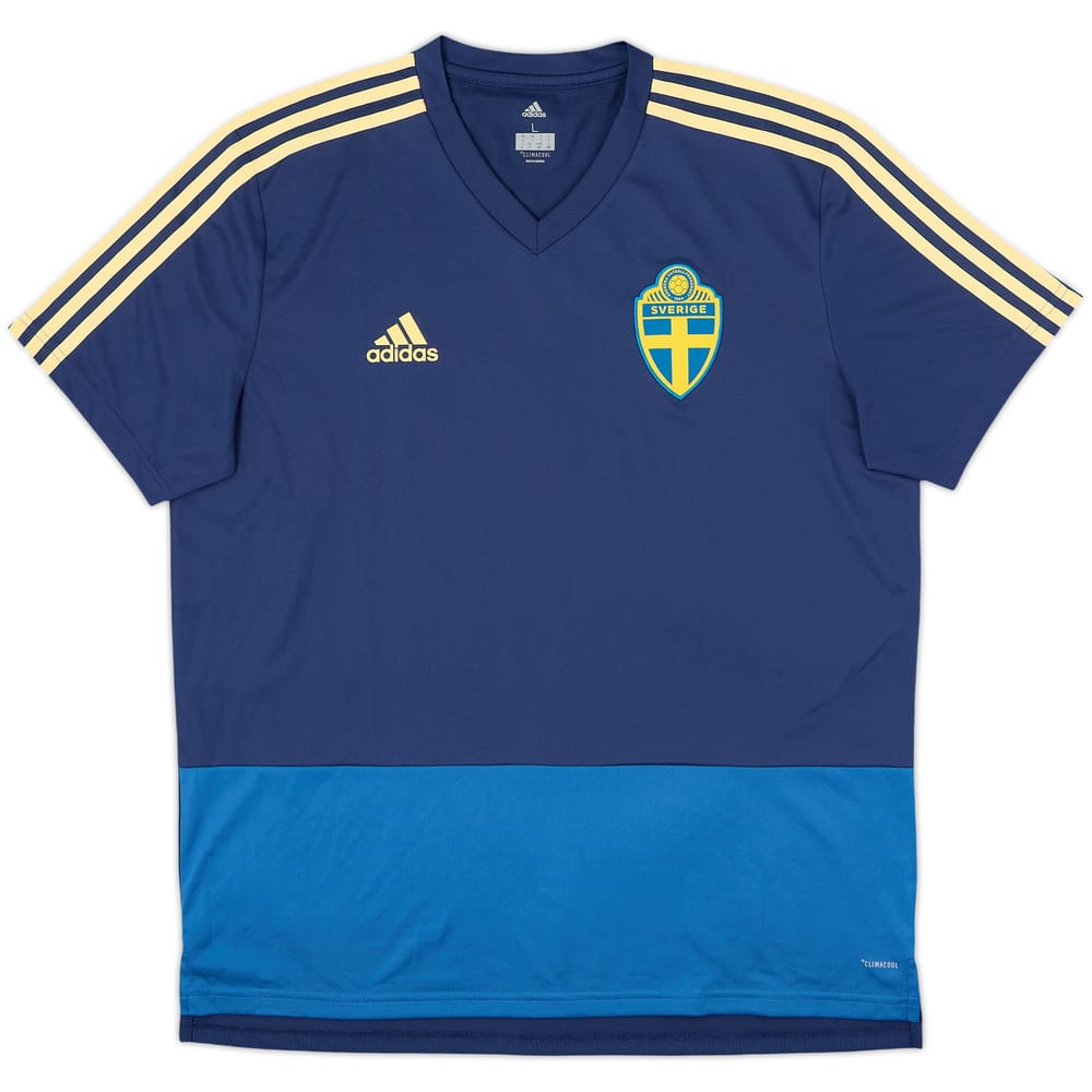 2017-18 Sweden adidas Training Shirt - 9/10 - (L)