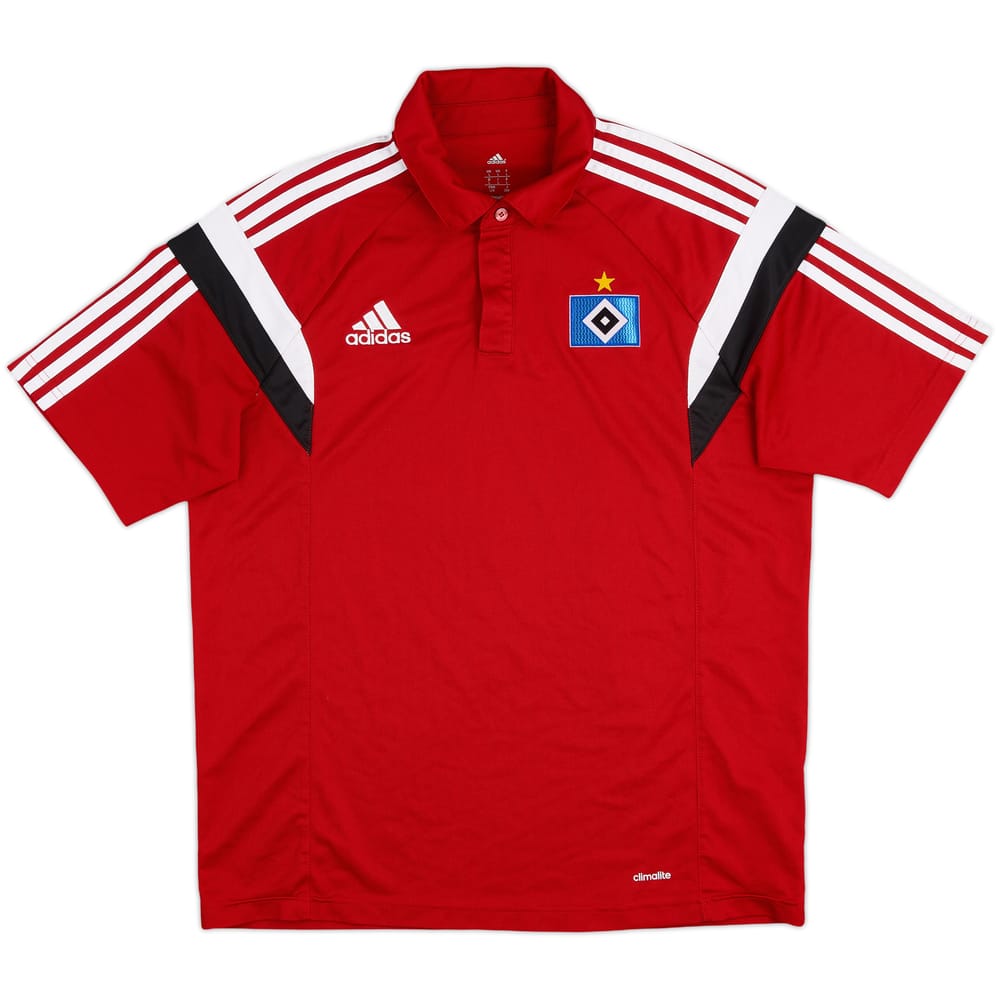 2014-15 Hamburg adidas Polo Shirt - 9/10 - (L)