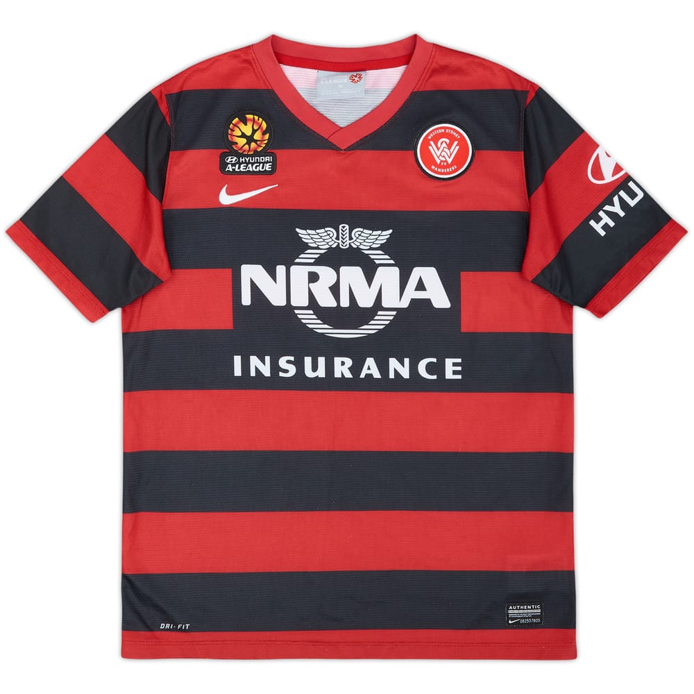 2013-14 Western Sydney Wanderers Home Shirt - 6/10 - (13-15 Years)