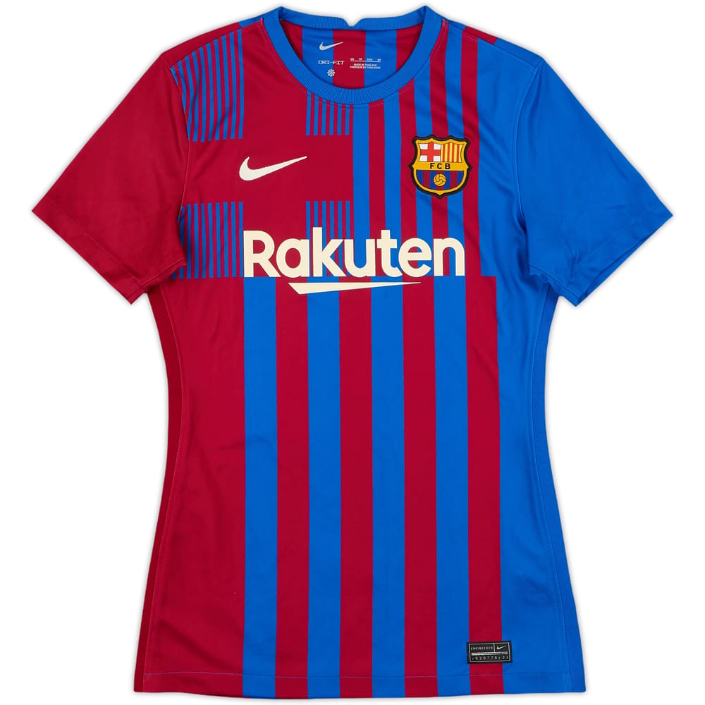 2021-22 Barcelona Home Shirt - 9/10 - (Women's XS)