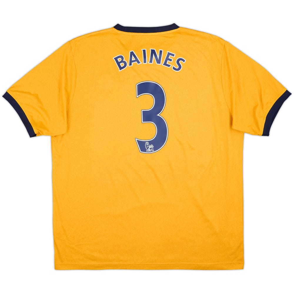 2011-12 Everton Away Shirt Baines #3 - 8/10 - (XL)