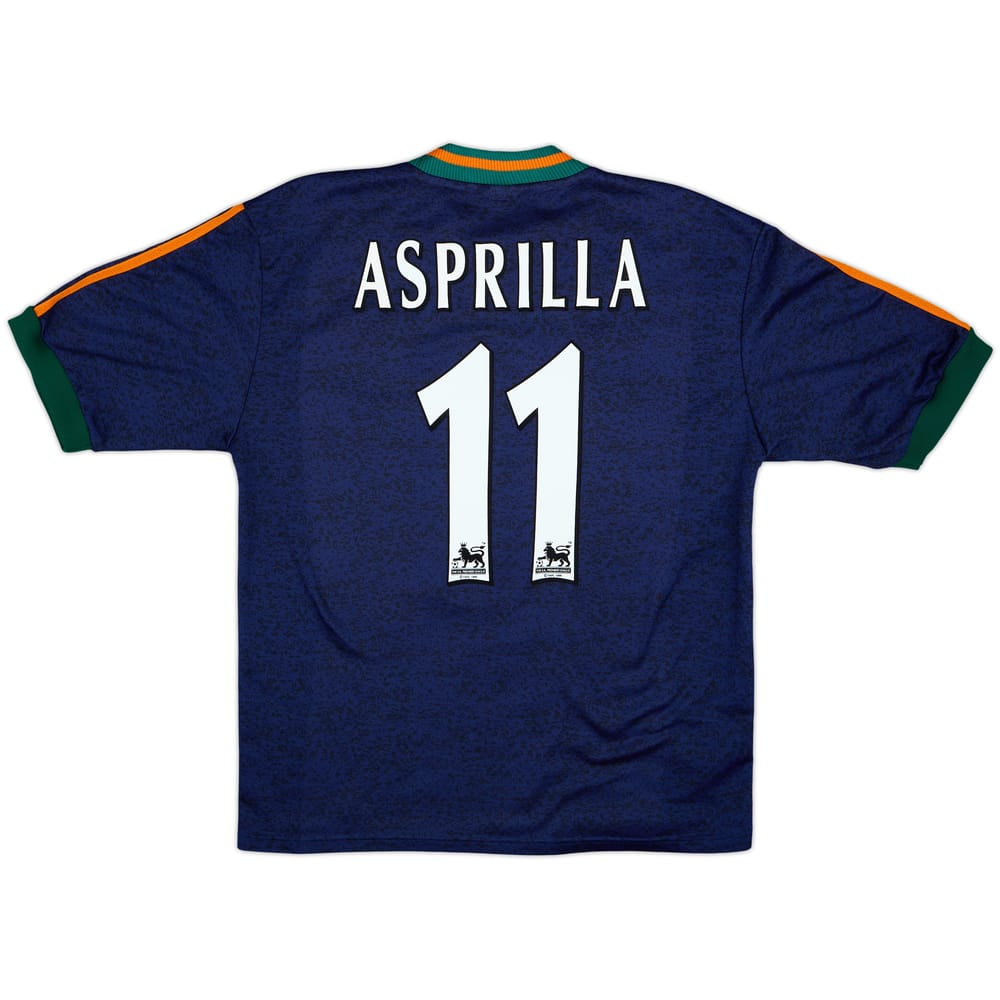 1997-98 Newcastle Away Shirt Asprilla #11 - 8/10 - (L)
