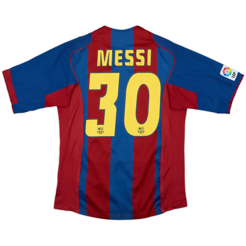 2004-05 Barcelona Home Shirt Messi #30 - 8/10 - (M)