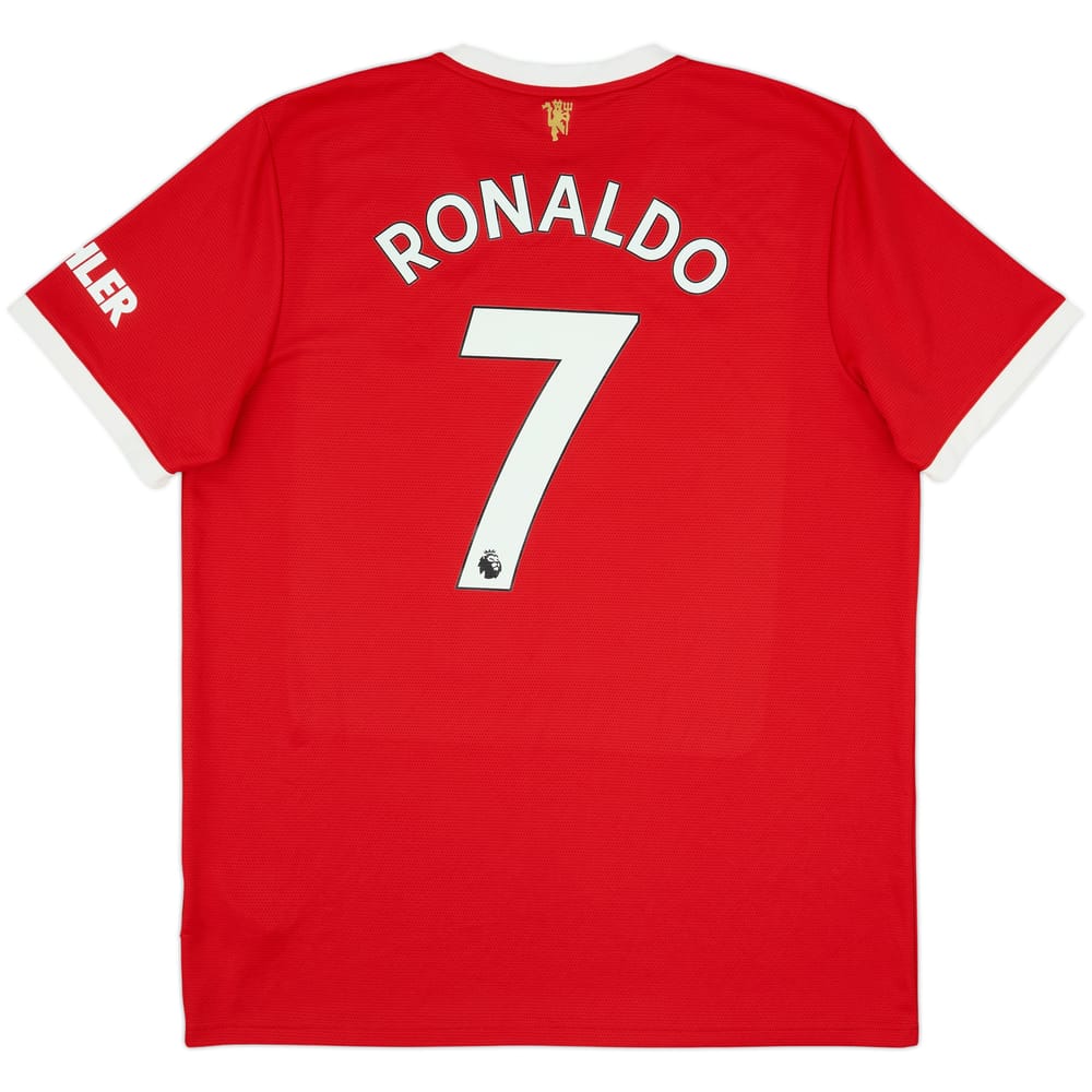 2021-22 Manchester United Home Shirt Ronaldo #7 - 7/10 - (XL)