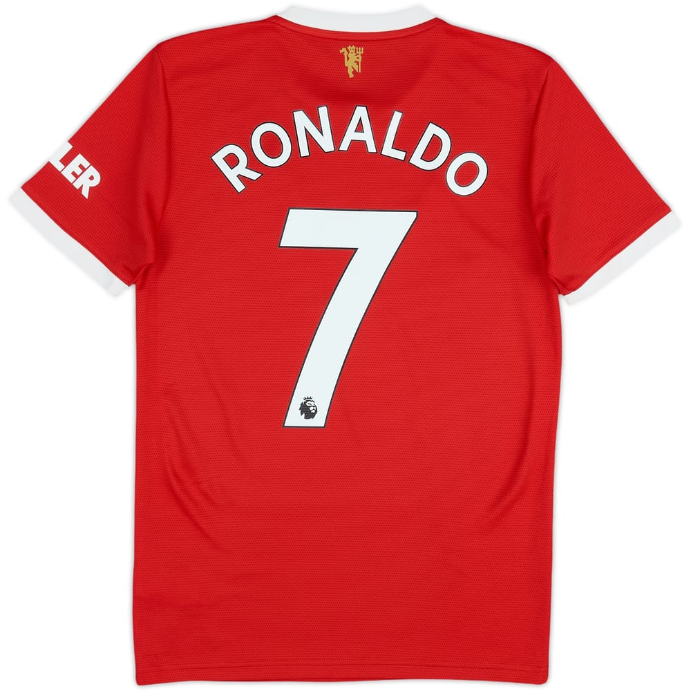2021-22 Manchester United Home Shirt Ronaldo #7 - 8/10 - (XS)