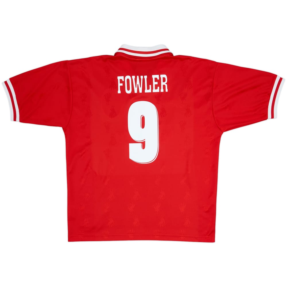 1996-98 Liverpool Camiseta de local Fowler #9 - 8/10 - (XL)