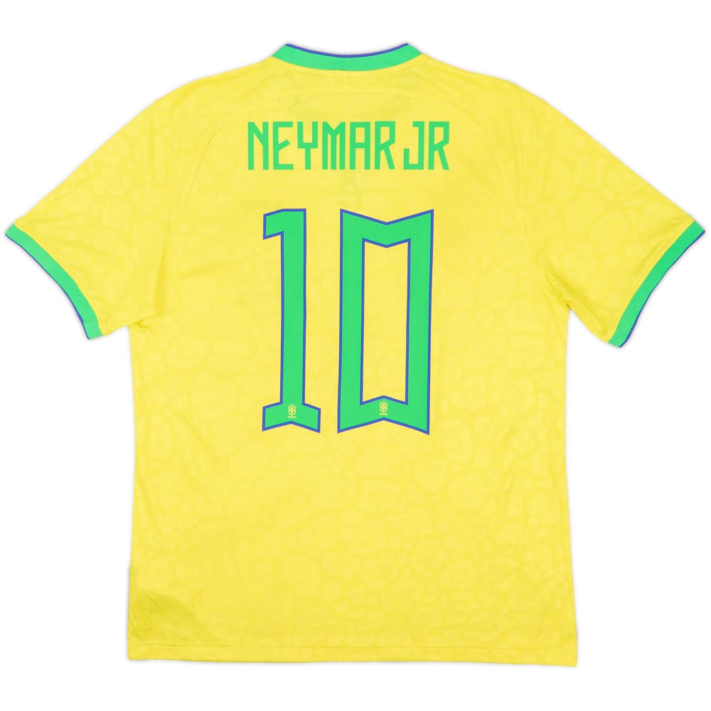 2022-23 Brazil Home Shirt Neymar Jr #10 - 7/10 - (M)