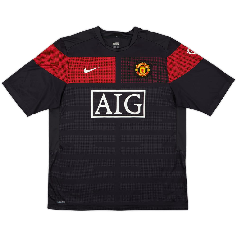 2009-10 Manchester United Nike Training Shirt - 6/10 - (L)