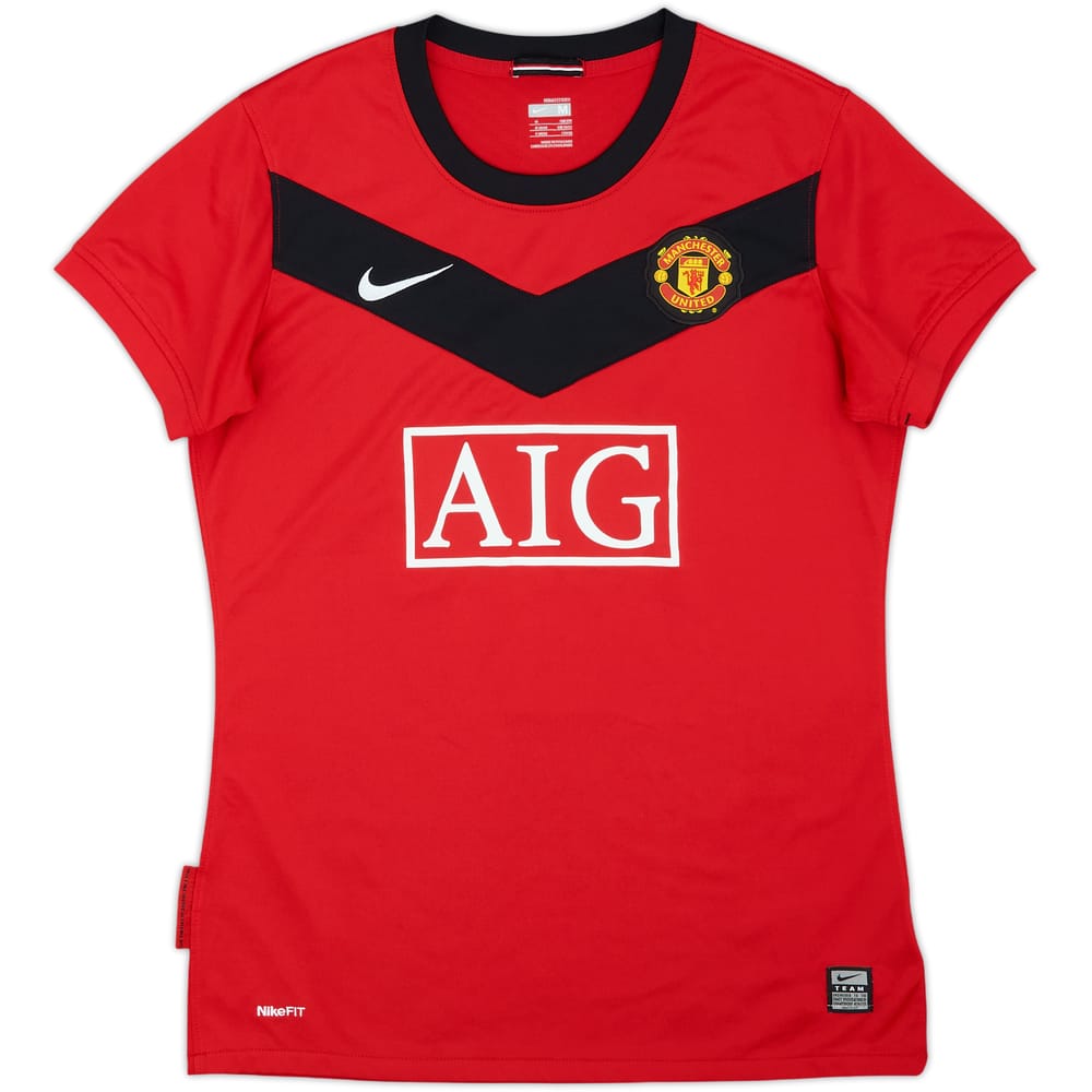 2009-10 Manchester United Home Shirt - 10/10 - (Women's M)