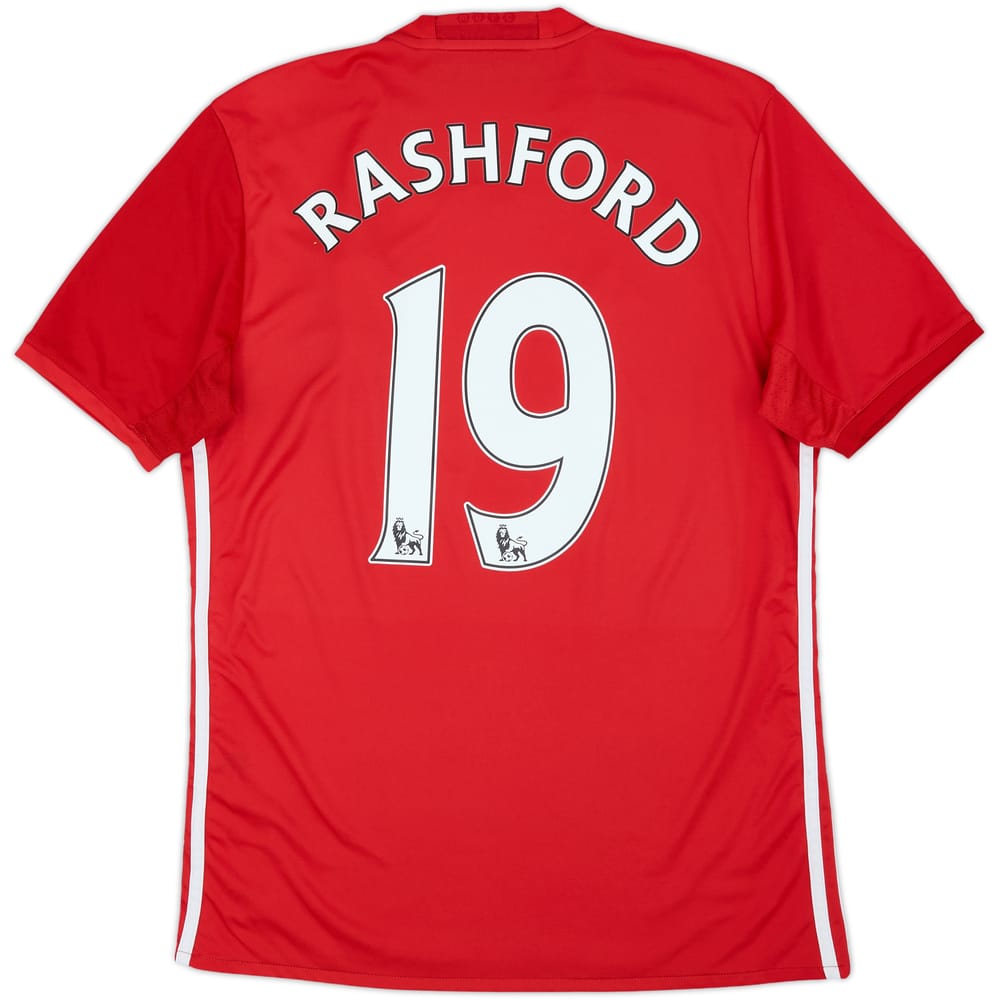 2016-17 Manchester United Home Shirt Rashford #19 - 6/10 - (M)